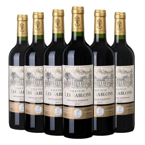 萨布隆城堡干红葡萄酒整箱套装 法国波尔多原瓶进口干红葡萄酒