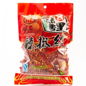 【袋装辣椒丝】厂家直供辣椒丝80g袋装 餐饮调味品